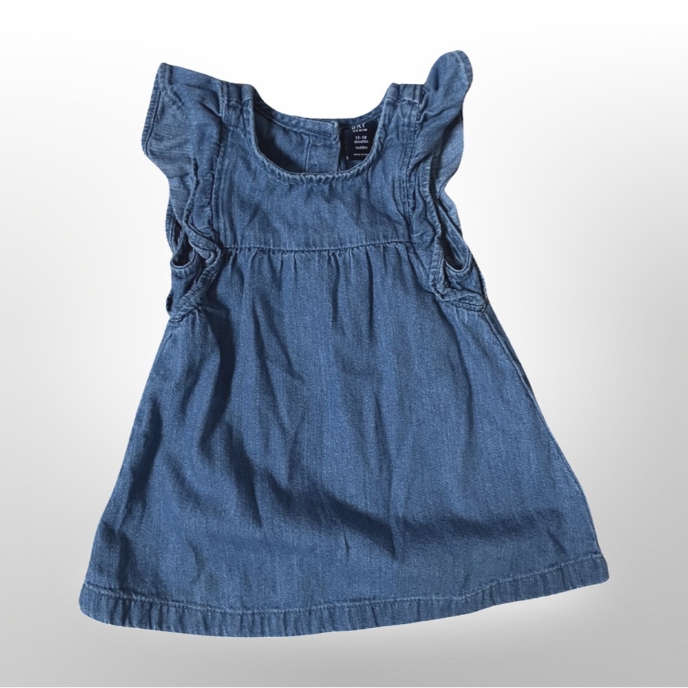 Janie and Jack Jean dress, baby girl 12-18 months